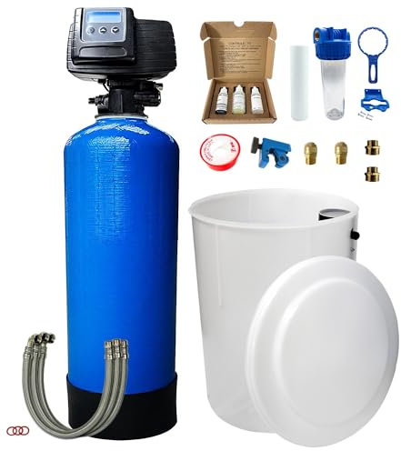Addolcitore Acqua Biblocco 50l Toodo Fleck 5600 Sxt Completo Di Kit Di Installazione