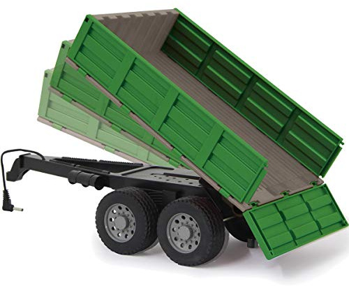 Stimo Kipper für Fendt Traktor 1050 Vario ferngesteuert (1:16 2,4Ghz) RC Abkippfunktion Kippmulde Anhängerkupplung (Kipper)