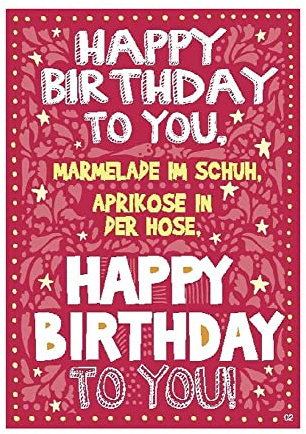 Depesche 0011673-002 - Glückwunsch-Karte zum Geburtstag (neutral), ausgefallene Geburtstagskarte mit Musik, Spruch und beweglichen Elementen, inkl. Umschlag, 14,8 x 21 cm Mehrfarbig 22