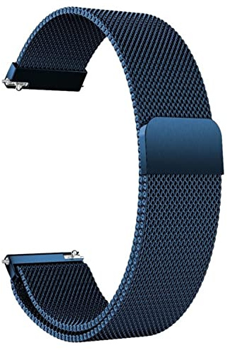 ZZDH Uhrenarmband Mesh Metall Edelstahl Armband Magnetverschluss Smartwatch Ersatzarmband Schnellverschluss Magnetarmband Uhr Armband Ersatz for Damen Herren 14mm 16mm18mm 20mm 22mm 24mm