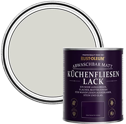 Rust-Oleum abwaschbare Küchenfliesenlack in grau mit Matt Finish - Birke 750ML