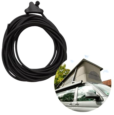 040Parts - Correa de goma para techo de tienda de campaña con cierre rápido, accesorio compatible con VW T6 VW T6.1 VW T5 accesorios para Multivan Beach California Bulli Bus Camping Accesorios VW