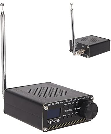 Récepteur Radio ATS 20+, Canaux Multiples, Diffusion FM Mondiale, PCB, Type C, Récepteur Numérique Portable Haute sensibilité pour Petite Bande Mondiale, pour Le Camping en Plein