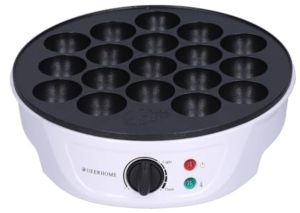 TOPINCN Takoyaki Maker Mini Octopus Electric Baking Pan Breakfast Machine Household Ball Small Balls Portable 18 Hole 220 Cooker Pancake Electric Fondue Pots (UK Plug)