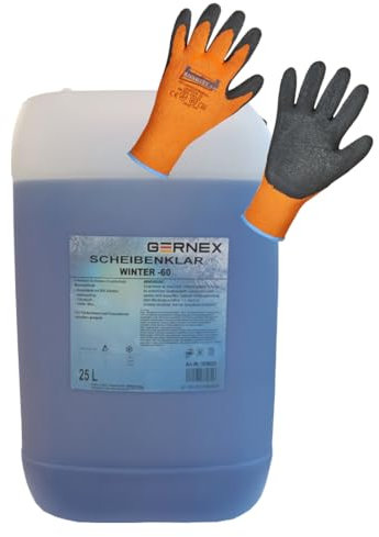 Hauswerk.shop Scheibenklar Winterkonzentrat -60°C 25 Liter + Winterhandschuhe