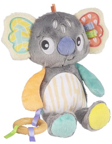 Playgro Kuschelkoala - Kuscheltier zum Spielen - Plüschtier | Baby Spielzeug Sensorikspielzeug mit unterschiedlichen Texturen