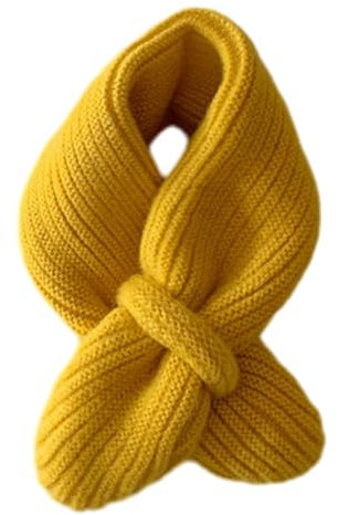SueaLe Modischer Kinder Strickschal Weicher Und Warmer Einfarbiger Schal Stilvoller Kinder Wollschal Weicher Und Bequemer Schal Geschenk