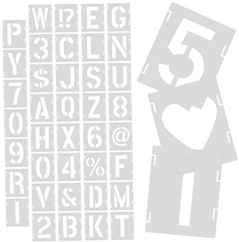 BELLIFFY Sprühschablonen Für Haushalt Wiederverwendbare Druck Schablonen Aus Pet-Material Multifunktionale Buchstabenschablonen Abwaschbare Wanddruckschablonen Filigrane DIY Schablonen Für