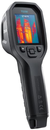 Flir TG298 Wärmebildkamera, 320x240 Hochtemp Spot IR, Laser | Natives IR 160x120, MSX, Hochtemp-Einsatz, Trend/Logging/Alarme, IP54, Band, Etui