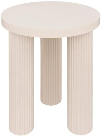 Paris Prix Atmosphera Créateur d'intérieur - Table d'Appoint Design Tella 45cm Crème