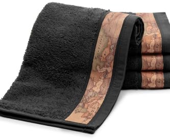 Generico Set 4 Lavette Geo Classic Alviero Martini 1ª CLASSE Nero