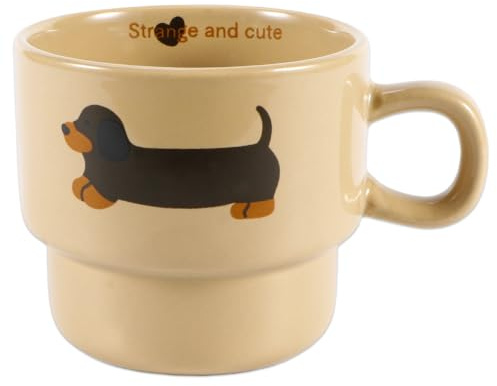 Dackel Tasse mit Motiv | Lustige Dachshund Tasse mit Box | Dackel Geschenke für Dachshund-Fans