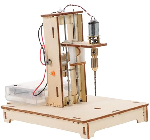 ERINGOGO Kit De Mini Taladro De Columna Para Madera Mini Taladro De Mesa Pequeño Para Manualidades Para Proyectos De Bricolaje Casa