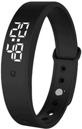 Montre intelligente avec minuterie vibrante : bracelet avec rappel de boisson, réveil silencieux, dispositif d'alerte médicale | Programmateur de pilules pour personnes âgées, constructeur