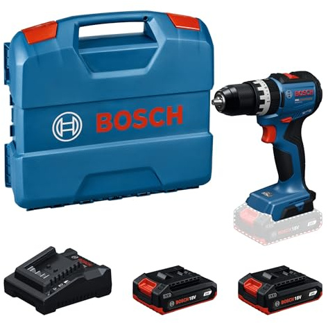 Bosch PRO 18V System sladdlös slagborrskruvdragare GSB18V-52 (inkl. GBA 18V 2.0Ah, GAL 18V-20, L-Case)