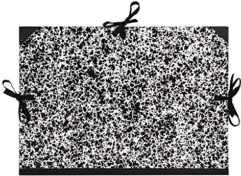 Clairefontaine 33602C -Zeichenmappe / Transportmappe Annonay mit Bändern ohne Klappen Rücken 30mm, innen: 75x110cm, außen: 80x120cm, robust und sicher, Weiß, 1 Stück