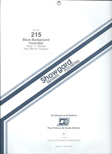 Showgard Stempelhalter im Streifen-Stil, Schwarz, Größe 215