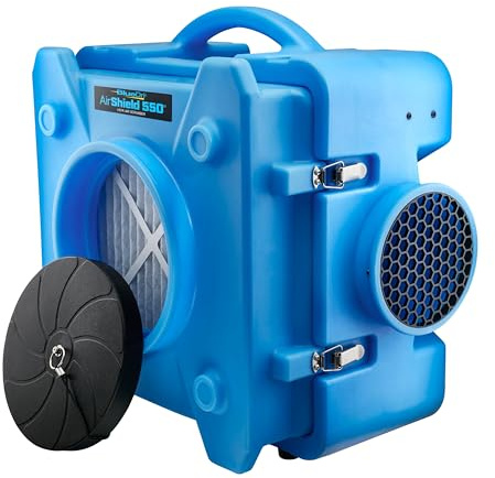 BlueDri HEPA Limpiador de aire, limpiador de aire portátil para uso industrial, comercial y doméstico