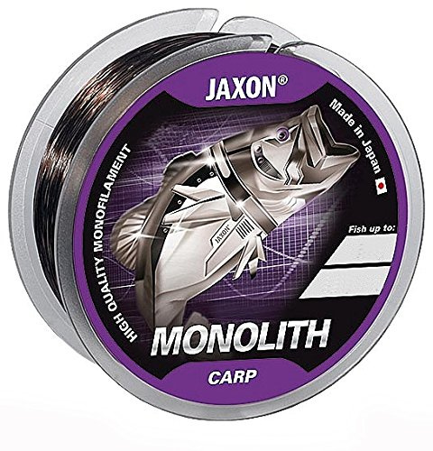 Jaxon Monolith CARP 300m/600m Angelschnur Spule Monofile Karpfen Ø 0,25-0,35mm (300m/0,25mm/13kg)