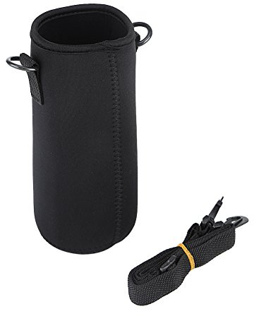 Yosoo Wasserflasche Hülse Tragbare Neopren Wasser Trinken Tragetasche mit Schultergurt für Outdoor Camping Wandern Angeln(#2)