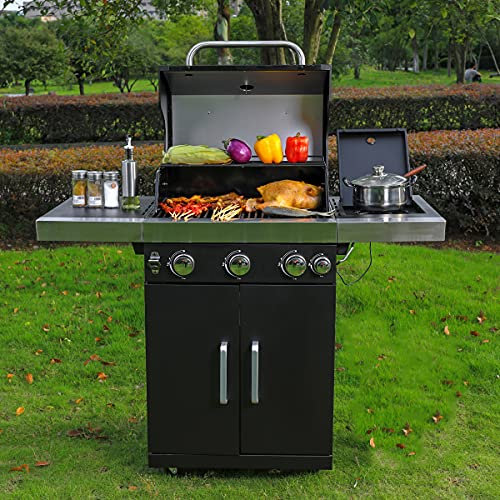 Uten Gas Grill Burner BBQ Barbecue Side Burner for Garden Camping BBQ Party Cooking