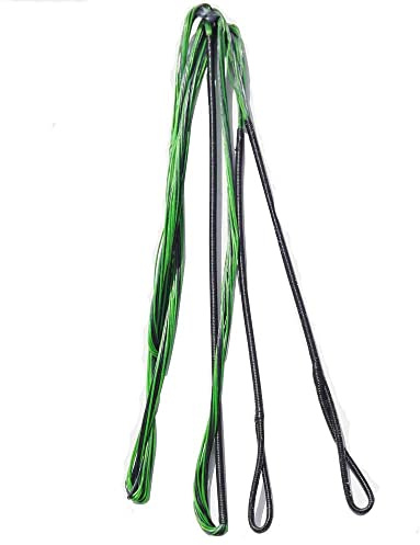 SHARROW Bogensehne Bogenschießen Fast Flight Bogensehne 60 62 66 68 70 Dacron Bogensehne handgefertigter Ersatz 16 Stränge für Traditionellen Recurvebogen Langbogen