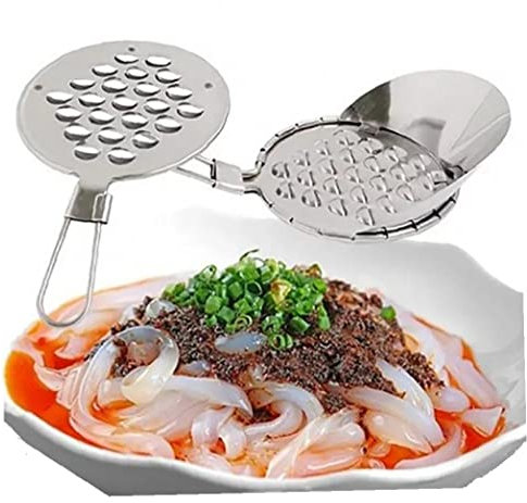 Fopytu Jelly Scraping, 2 Pcs Bean Jelly Scraper Stainless Steel Spaetzle Maker Noodle Dumpling Maker Cheese Butter Grater Kitchen Tools