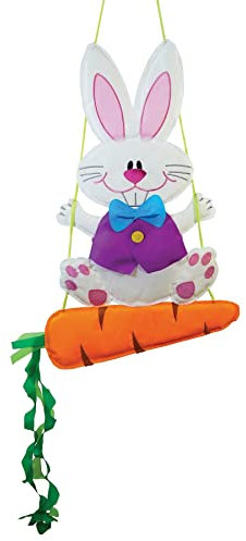 In the Breeze 1153 — Bunny Wind Friend Hanging Easter Decoration Cute Outdoor Holiday Decor