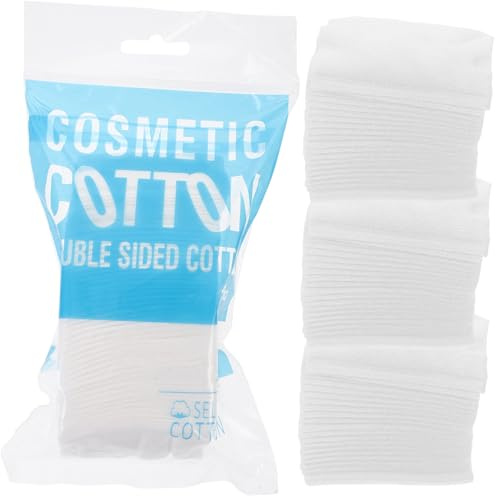 FRCOLOR 200pezzi Dischetti Di Cotone Per Struccare Trucco Dischetti Struccanti Per Viso Prodotti Per Rimuovere Trucco Detergente Delicato Per Femminile Bianchi