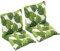 MeRcri Pack 1/2/4 Cojines para Sillas con Respaldo,40x40/45x45/50x50 cm,con Correas de Sujeción,Cojín Acolchado de Respaldo Bajo, Cojín Acolchado para Silla de Jardín (Color : #7, Size : 50x50cm2pcs)