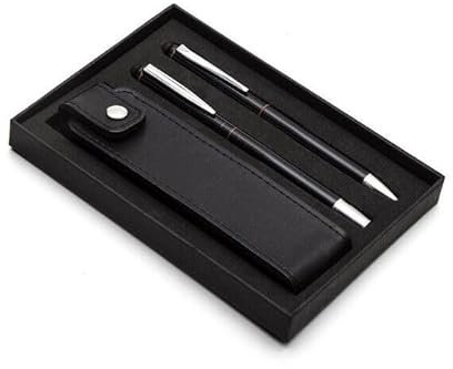 Generisch Schreibset, rot, Füller und Kugelschreiber Etui, mit Druckbleistift Set Curitiba