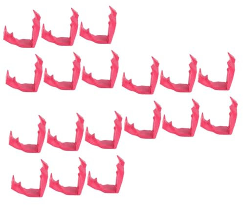 Anneome 18pcs Quality Food Tongs Kitchen Gadgets for Ribs Chicken Wings Camping Kitchen Eating Utensil