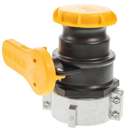 YARNOW Tote Tank Valve Suitcase Adapter Dn50 Plastic Strong Gasket Simple Operation Resistant to Water Chemicals