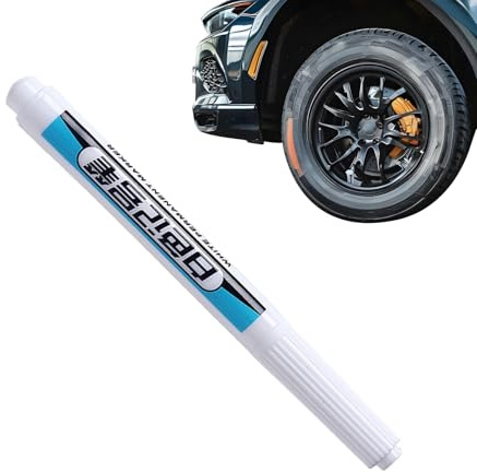 Pennarello riflettente Intum per auto – colore bianco per pneumatici | White Marker Pen con diverse specifiche, impermeabile, asciugatura rapida, ricaricabile, evidenziatore a testa lunga