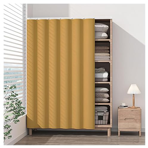 Küchenvorhänge, kurze Bücherregal-Vorhänge, Schrank-Sichtschutzvorhang, lichtblockierend, für Küchen, Schränke, Bücherregale und Aufbewahrung, 90 x 120 cm