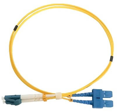 Mach Power Cavo Patch Fibra Ottica SC/SC Duplex SM 9/125 G625D LSZH, Single Mode 2,0mm per Switch e Data Center (5 metri)