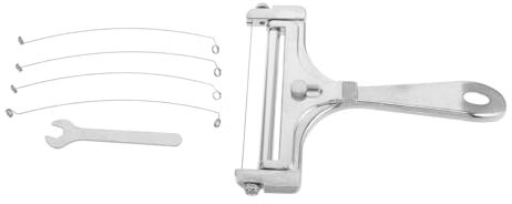 OKUMEYR Rebanadora Manual con Alambres Adicionales y Herramienta para Cortar y Queso Duro para Cocina Profesional