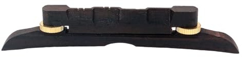 Puente de mandolina ligero de repuesto de altura ajustable de ébano, piezas de repuesto para guitarra, accesorios de guitarra fáciles de usar