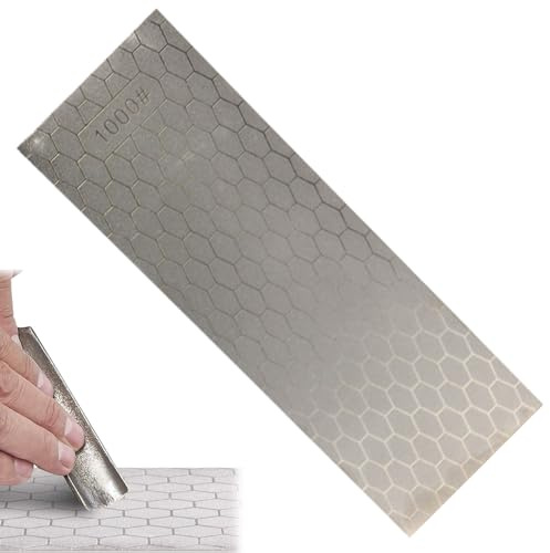Diamond Sharpening Stone 400/1000 Grits Knife Sharpener Coarse Fine Grit Honing Stone Honeycomb Design - Diamond Sharpening