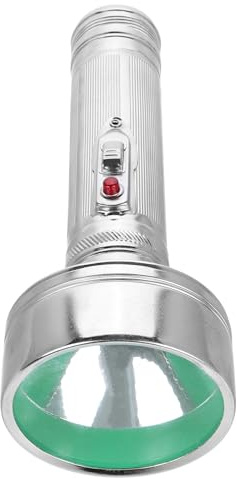 GALPADA Torcia Elettrica in Metallo Vintage per Uso Rurale Lampada Portatile a Batteria per Esterni e Decorazione Retrò