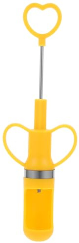 CATIEBYE Strumento Snocciolatore Ciliegie Portatile in Pp Giallo per Rimozione Rapida del Semino Utensile Multifunzione per Cucina Domestica