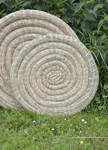 Battle-Merchant Traditionelle Strohscheibe, rund, 80 cm Durchmesser