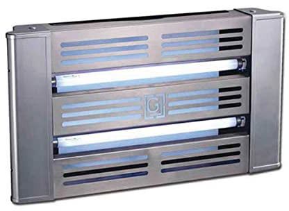 EDM 06030 Insect Killer with Adhesive Plate, Multicoloured, 2 x 15 W, 2
