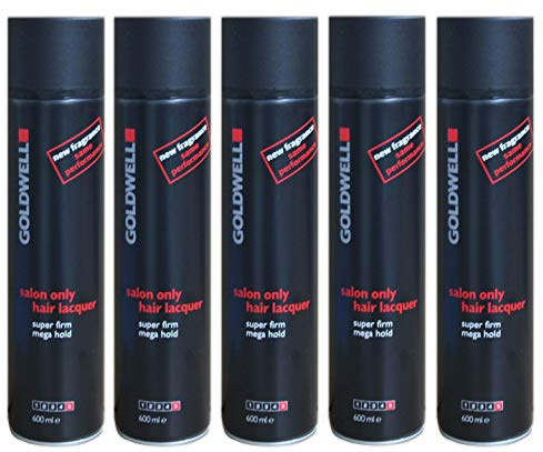 5er Hair Lacquer Haarlack Salon Only Goldwell Extra Strong Hold 600 ml