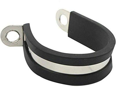 Rohrschellen Leitungsschellen Schlauchschellen mit Gummi DIN 3016 RSGU 40mm 20mm 5 Stück