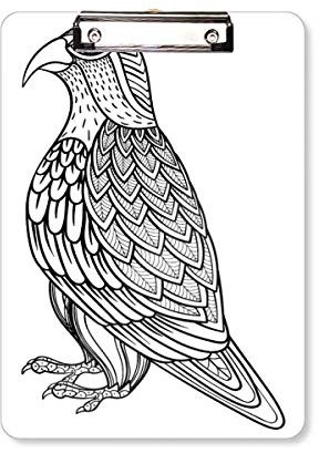 Bird Paint Flying Line Long Presse-papiers A4
