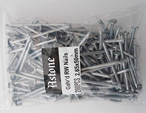 Astone galvanised Round Nails (200, 50mm)