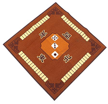 1 x Mahjong-Tischdecke, rutschfest, für Spieltische, Geräuschreduzierung, Matte, , Mahjong-Pad für Poker, Kartenspiele, Brettspiele, Fliesenspiele, Dominosteine und Mahjong ( ).