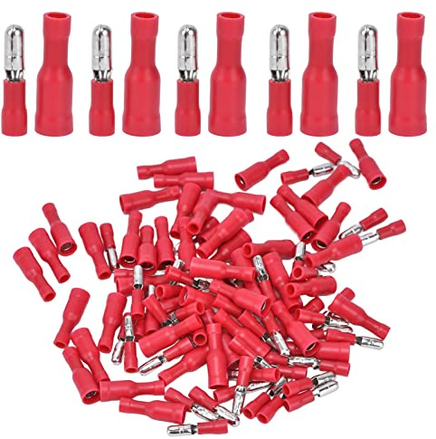 50 Paar Isolierte Kabelschuhe Männlich Weiblich Schnell-Crimp-Stoßverbinder FRD1.25-156+MPD1.25-156 für 22-16 AWG 0.5-1.5mm² Draht für HX-30J Crimpwerkzeuge