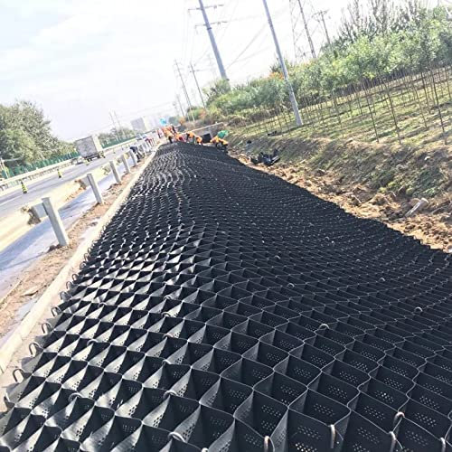 Stabilisateur de Gravier Grille De Contrôle De L'érosion Des Pentes, Stabilisateur De Sol Réutilisable Pour Les Pistes De Chevaux, Les Arènes, Les Allées, Système De Pavage Perméable ( Color : WxL , S